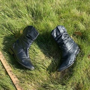 Leather western anne wells boots 7M